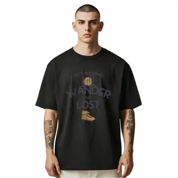 Classic Black Wander T-Shirt | THEONES